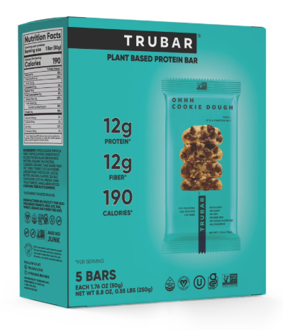 TRUBAR Protein Bar OHHH Cookie Dough 5 pack