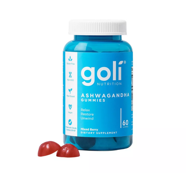Goli Nutrition Ashwagandha Vegan Gummies 60 count