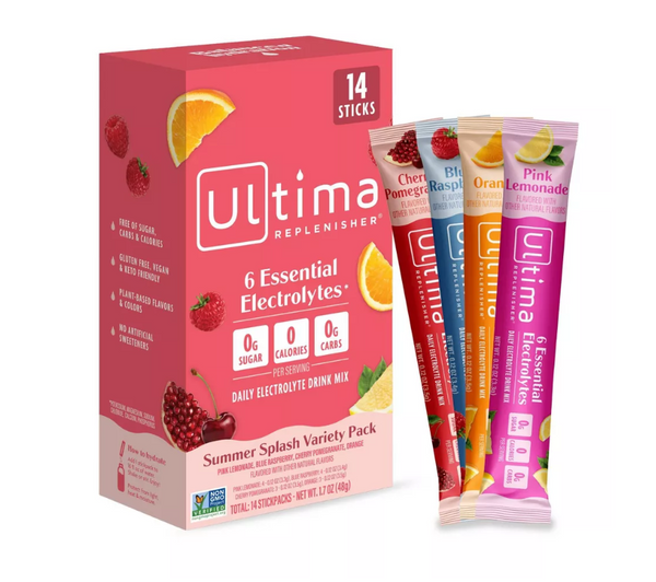 Ultima Replenisher Electrolyte Summer Splash sticks 14 pack