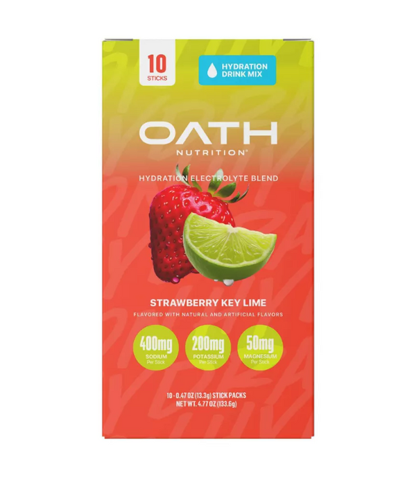 Oath Nutrition Electrolyte Blend Strawberry Key Lime 10 pack