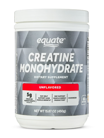 Equate Creatine Monohydrate Mens Unflavored 444g