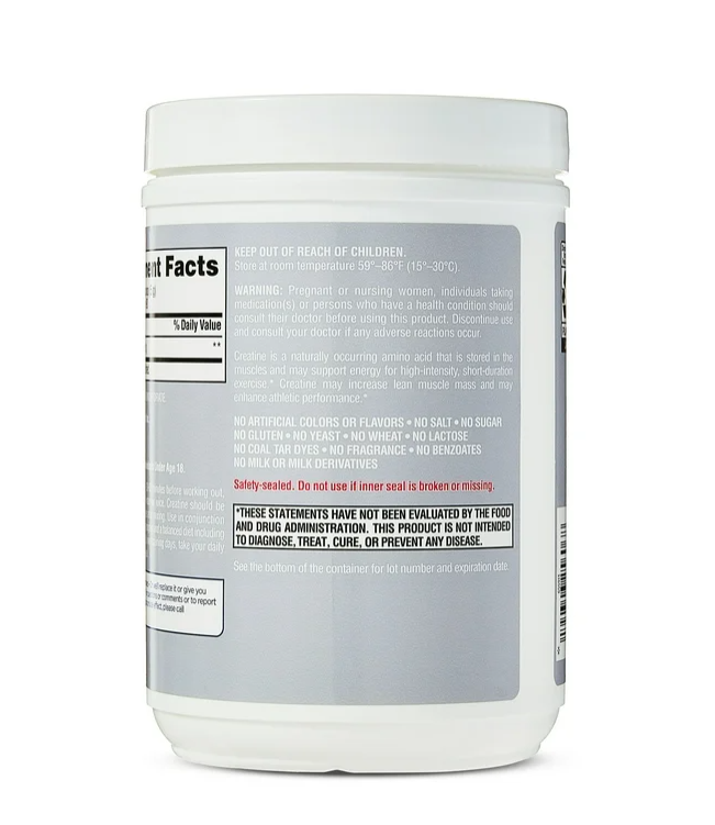Equate Creatine Monohydrate Mens Unflavored 444g