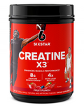Six Star Pro Nutrition Creatine X3 BCAA Amino Acid Blend Powder Fruit Punch 976g 33g servings