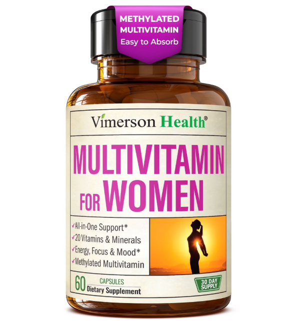 Multivitamin for Women with Methylated Vitamins and Chelated Minerals 60 count