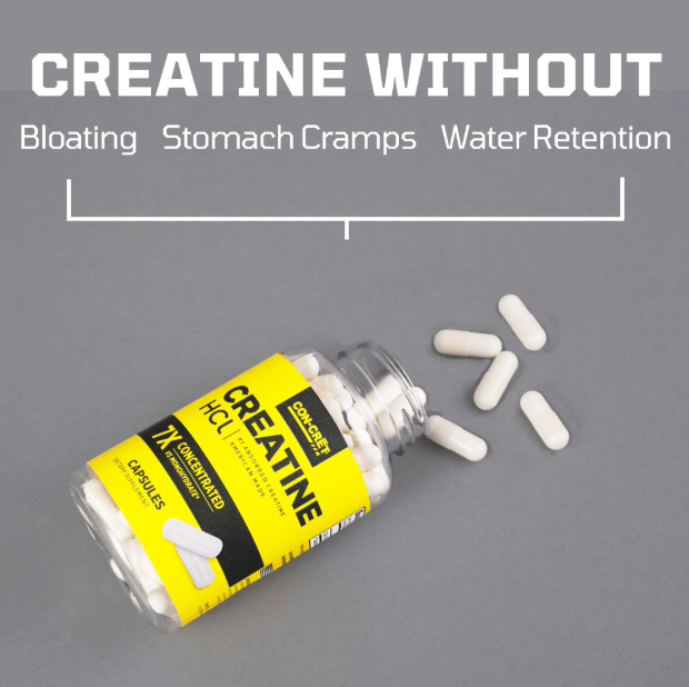 CON-CRET Creatine HCl Capsules 48 count patented