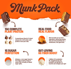 MUNK PACK Probiotic Protein Bars Peanut Butter Chocolate 4 count