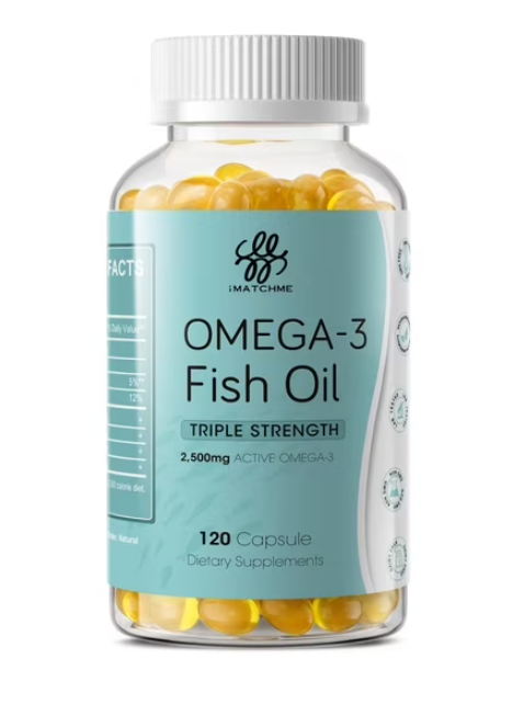 IMatchME Omega-3 Fish Oil With Epa 120 Count
