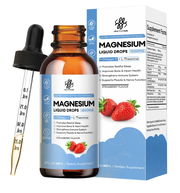 IMatchMe Magnesium Liquid Drops 2 fl oz