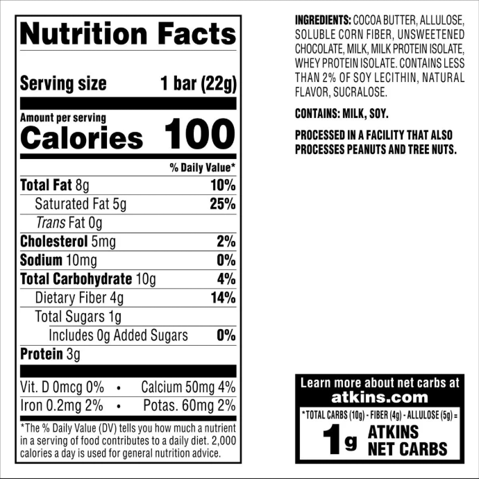 Atkins Endulge Treats Crunchalicious Bar 5 count