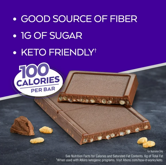 Atkins Endulge Treats Crunchalicious Bar 5 count