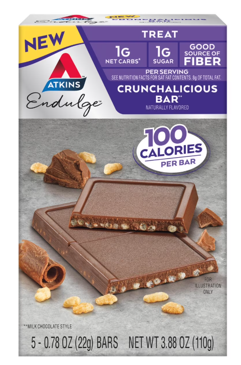 Atkins Endulge Treats Crunchalicious Bar 5 count