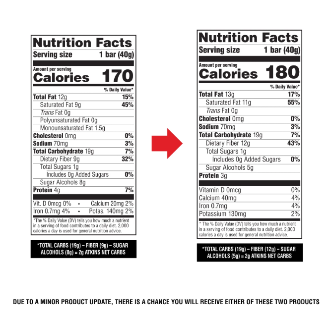 Atkins Endulge Caramel Nut Chew Bar 5 count