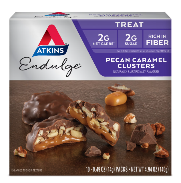 Atkins Endulge Treats Pecan Caramel Clusters 5 count
