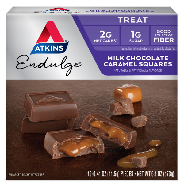Atkins Endulge Treats Caramel Chocolate Squares 5 count