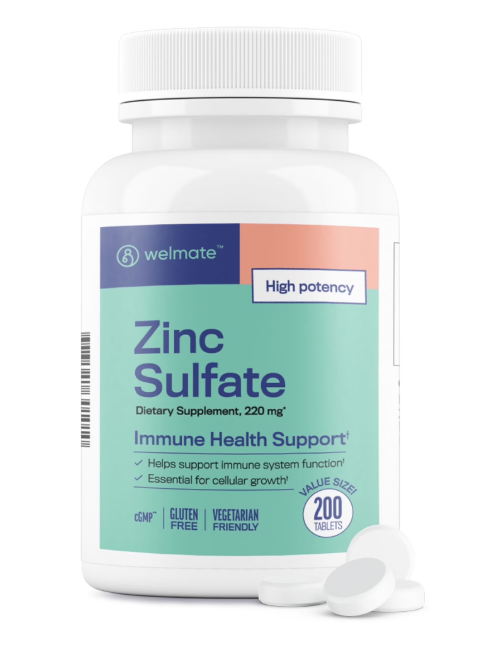 WELMATE Dietary Supplement Zinc Sulfate