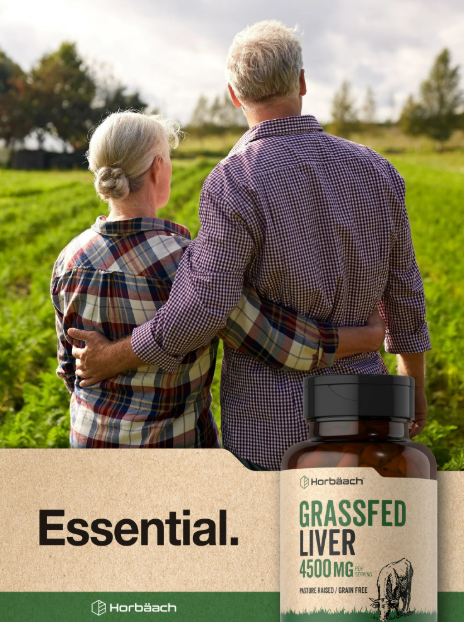 Horbaach Grass Fed Beef Liver Supplement 90 count
