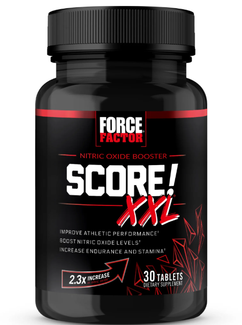 Force Factor SCORE! XXL Nitric Oxide Booster for Men 30 tablets
