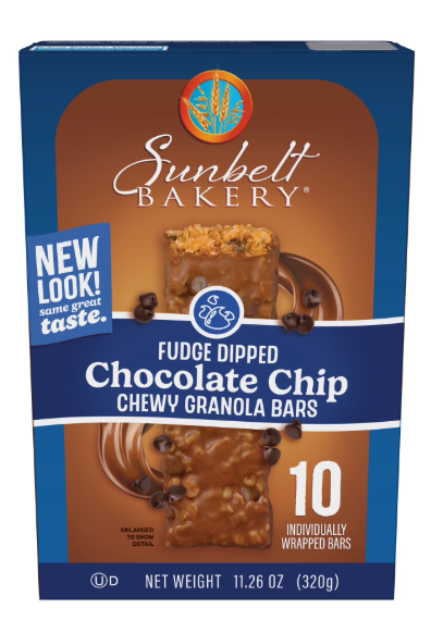 Sunbelt Bakery Chocolate Chip Chewy Granola Bars 10 count