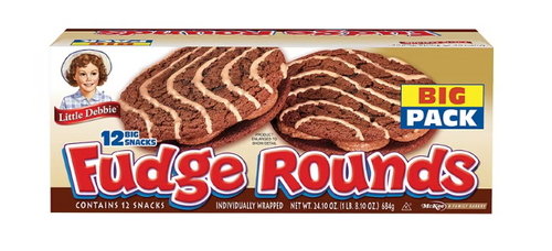 Little Debbie Fudge Rounds 12 count