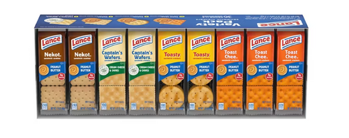 Lance Sandwich Crackers Variety Pack 36 count