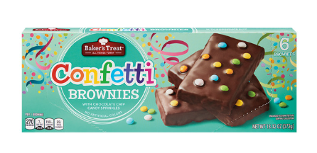 Baker's Treat Confetti Brownies 6 count