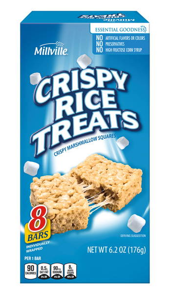 Millville Crispy Rice Treats 8 count