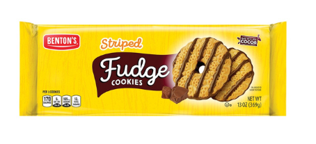 Benton's Fudge Striped Shortbread Cookies 13oz