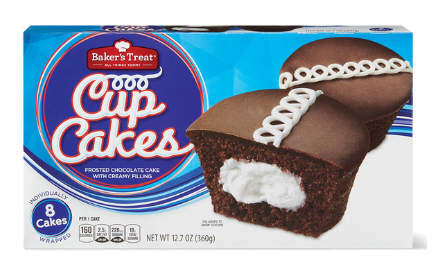 Baker's Treat Chocolate Cupcakes 8 count