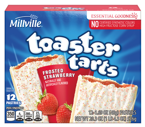 Millville Strawberry Toaster Tarts 12 count