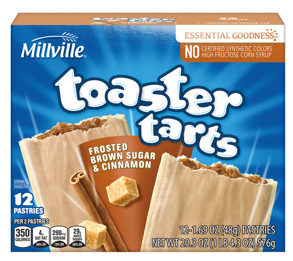 Millville Cinnamon Brown Sugar Toaster Tarts 12 count