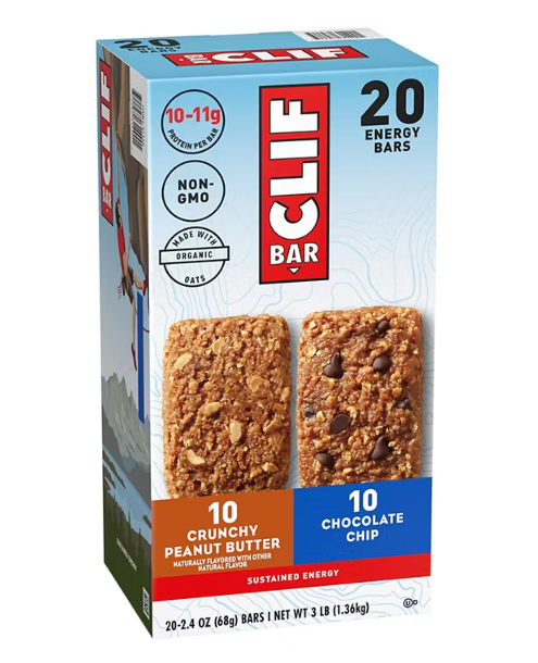 Clif Bar Energy Bars Variety Pack 20 count
