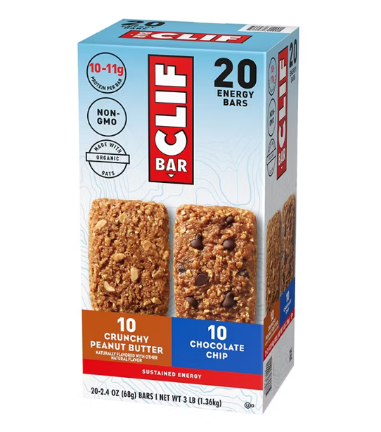 Clif Bar Energy Bars Variety Pack 20 count