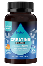 Biobor Creatine Monohydrate Gummies 4g Orange Flavor 60 count