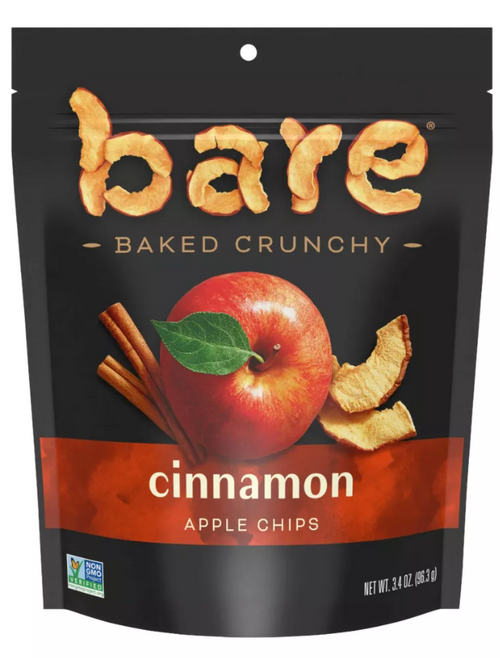 Bare Fruit Baked Crunchy Cinnamon Apple Chips Fruit snacks