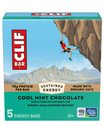 CLIF BAR Chocolate Chip Protein Bars 5 pc