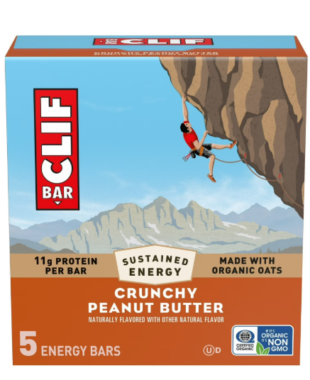 CLIF BAR Chocolate Chip Protein Bars 5 pc