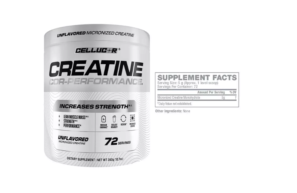 Cellucor Cor 360g Creatine Powder Unflavored 72 servings