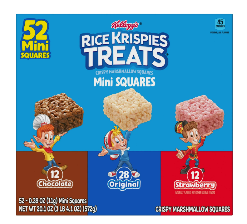 Rice Krispies Treats Original Chewy Crispy Marshmallow Squares 40 pack