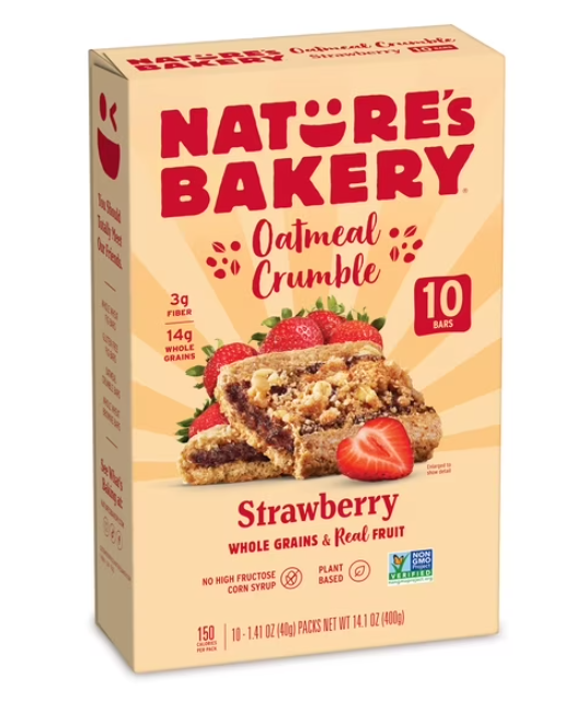 Nature's Bakery Double Chocolate Brownie 10 pack