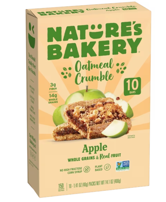 Nature's Bakery Double Chocolate Brownie 10 pack