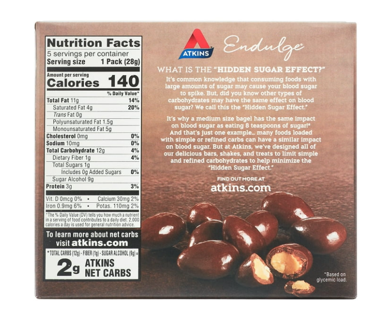 Atkins Endulge Treats Chocolate Covered Almonds 5 count