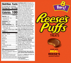 REESE'S Puffs Cereal Treat Bars 8 count