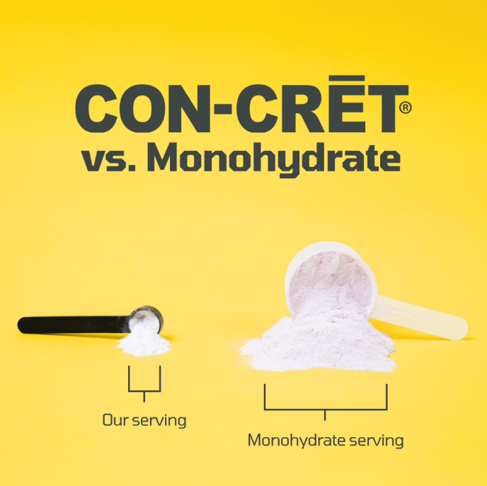 CON-CRET Patented Creatine HCl Lemon Lime Powder 48 servings