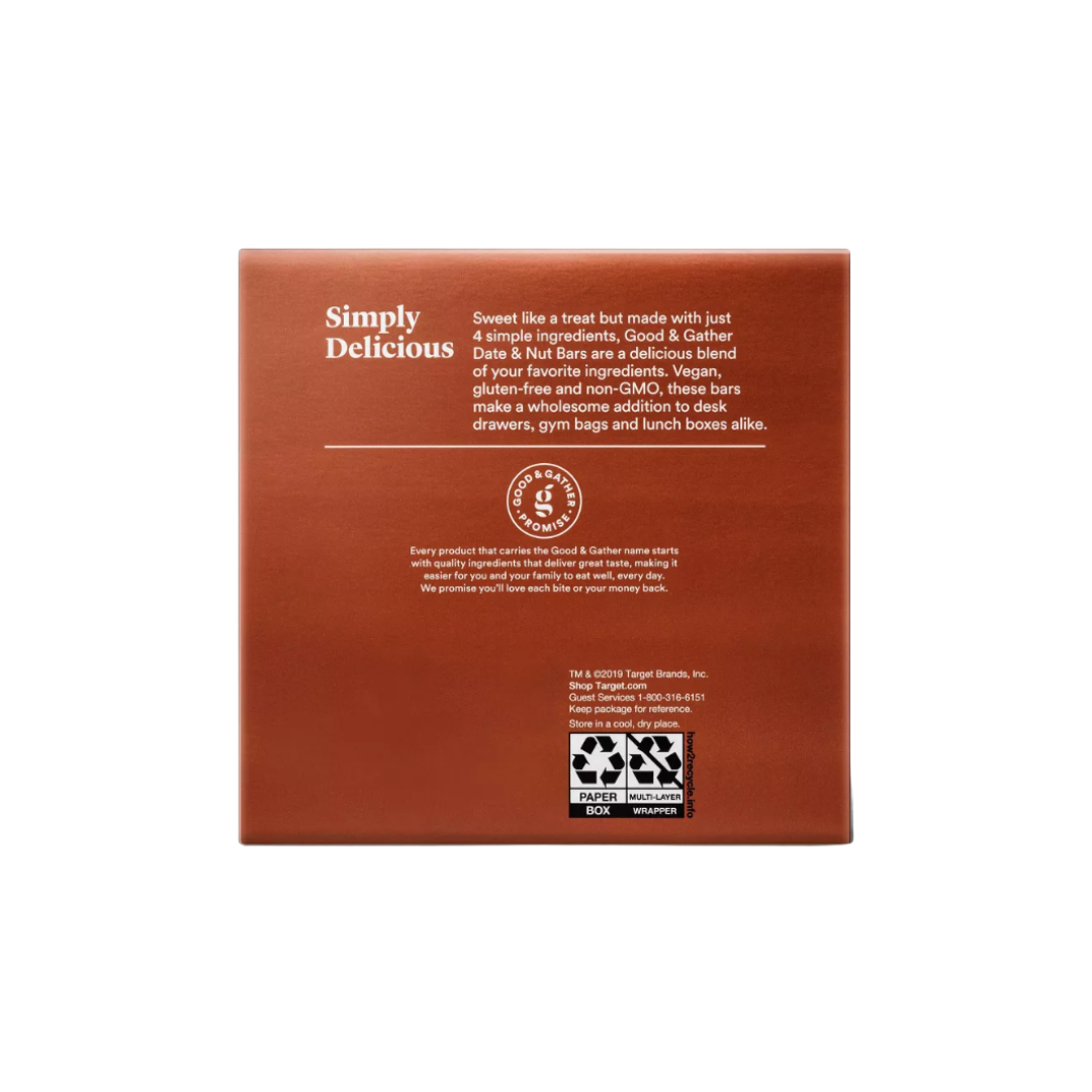 Good & Gather Chocolate Chip Cookie Dough Nutrition Bar 5 pc