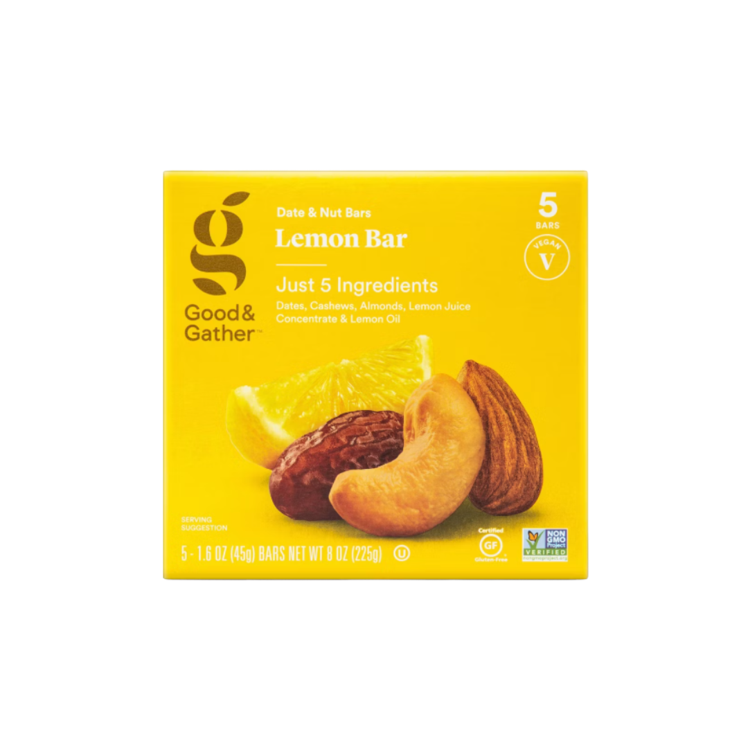 Good & Gather Chocolate Chip Cookie Dough Nutrition Bar 5 pc