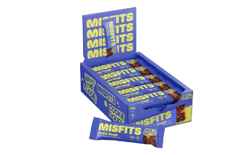 MisFits Cookie Dough Protein Bar 12 pc