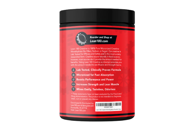 Lean 180 Creatine Monohydrate Powder 60 servings