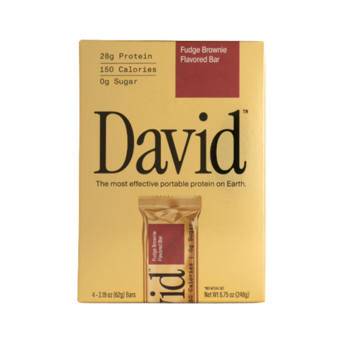 David Bar Fudge Brownie 4 pc